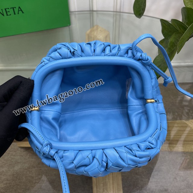 Bottega veneta高端女包 98061 寶緹嘉粗格編織羊皮雲朵POUCH手拿包 BV經典款女包  gxz1157